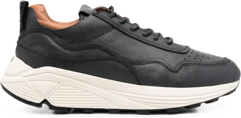 Buttero Vinci leren sneakers Zwart