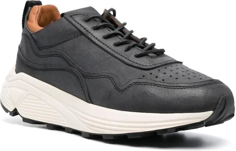Buttero Vinci leren sneakers Zwart - Foto 3
