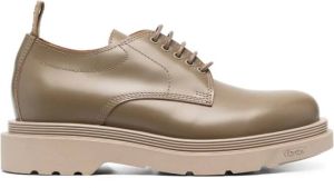 Buttero Leren derby schoenen Groen