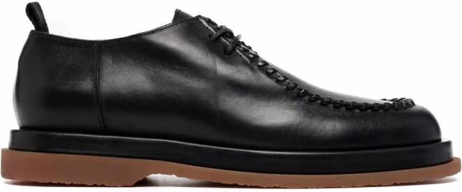 Buttero Leren derby schoenen Zwart