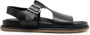 Buttero Leren sandalen Zwart
