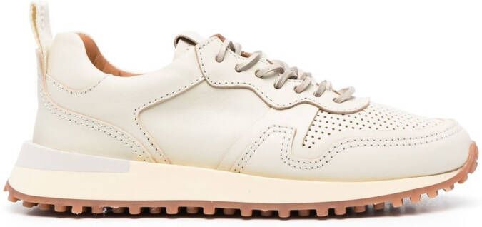 Buttero Leren sneakers Beige