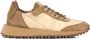 Buttero Sneakers met vlakken Beige - Thumbnail 1