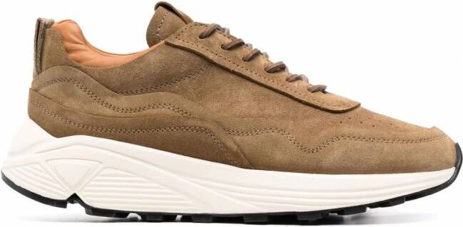 Buttero Sneakers met colourblocking Beige