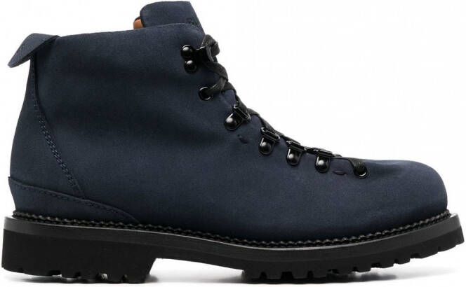 Buttero Trek wandellaarzen met veters Blauw