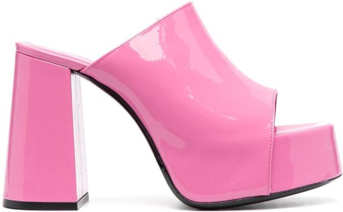 BY FAR Brad sandalen met plateauzool Roze