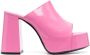 BY FAR Brad sandalen met plateauzool Roze - Thumbnail 1