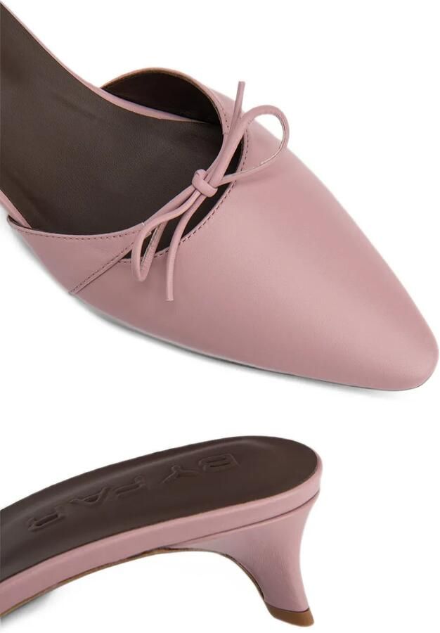 BY FAR Babybow heeled mules Roze - Foto 3