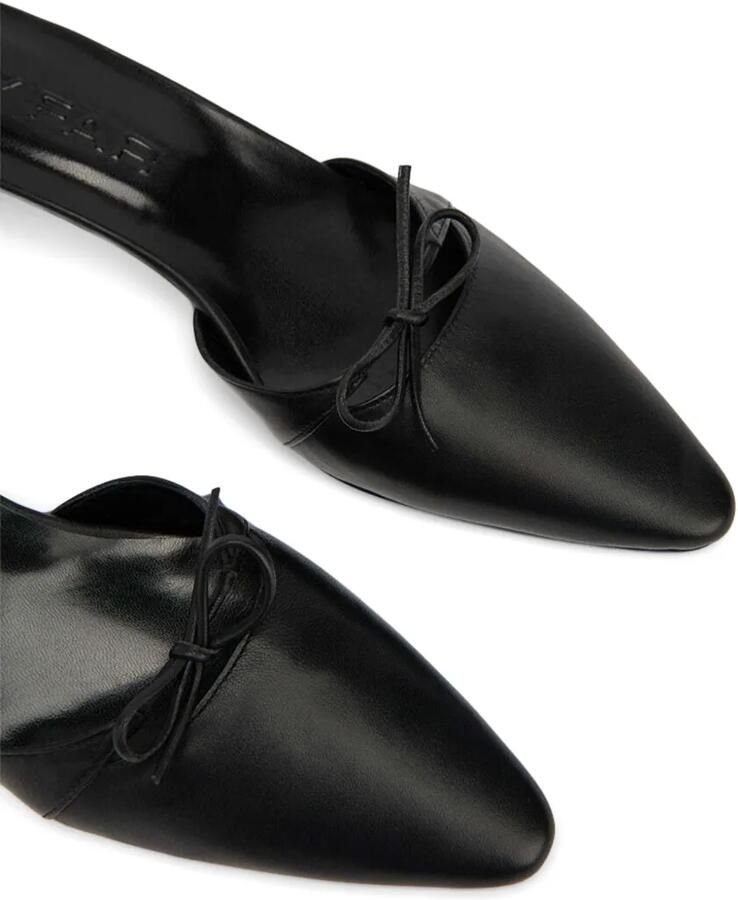 BY FAR Babybow leather heeled mules Zwart - Foto 2