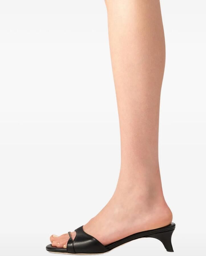 BY FAR Babygirl leren sandalen Zwart - Foto 2