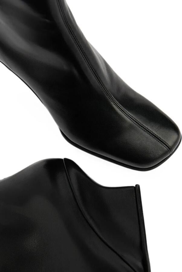 BY FAR Caroo wedge-heel ankle boots Zwart - Foto 4