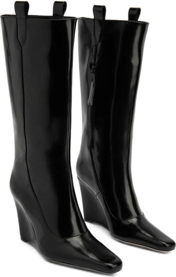 BY FAR Drama knee-high boots Zwart - Foto 4