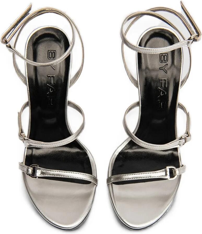 BY FAR Gala metallic sandals Zilver - Foto 2