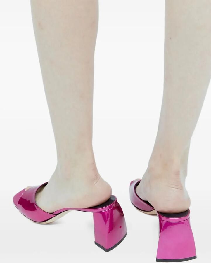 BY FAR Muiltjes met metallic afwerking Roze - Foto 3