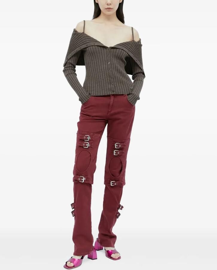 BY FAR Muiltjes met metallic afwerking Roze - Foto 2