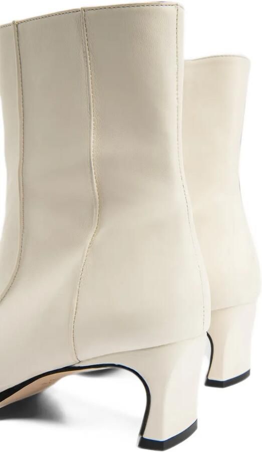 BY FAR Nieves square-toe ankle boots Wit - Foto 5