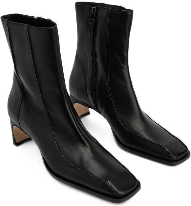 BY FAR Nieves square-toe ankle boots Zwart - Foto 2