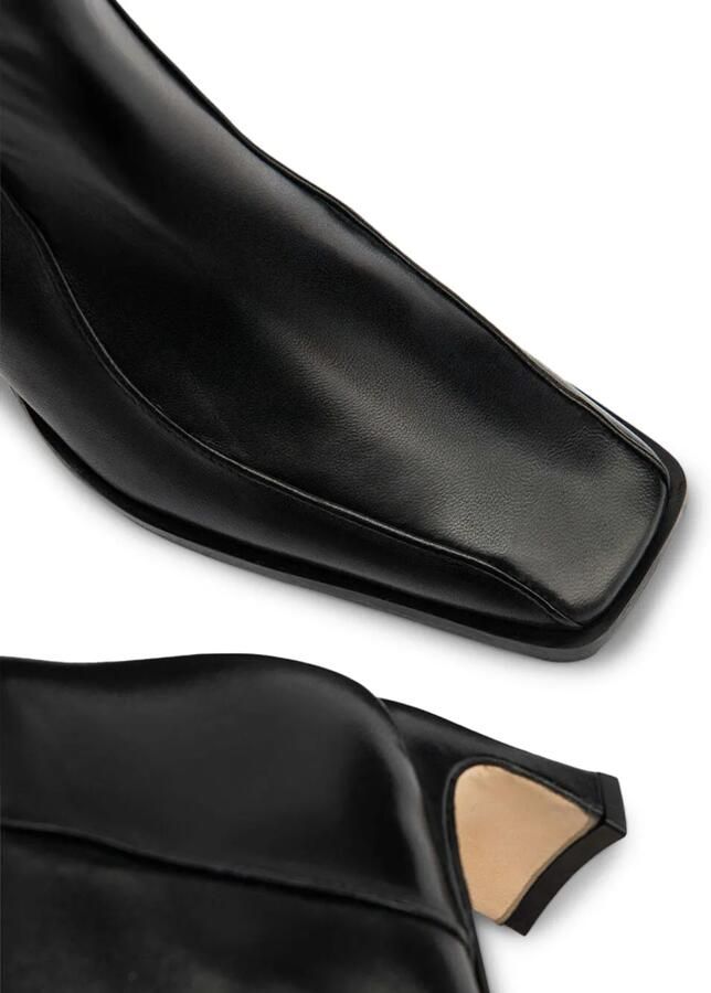 BY FAR Nieves square-toe ankle boots Zwart - Foto 4