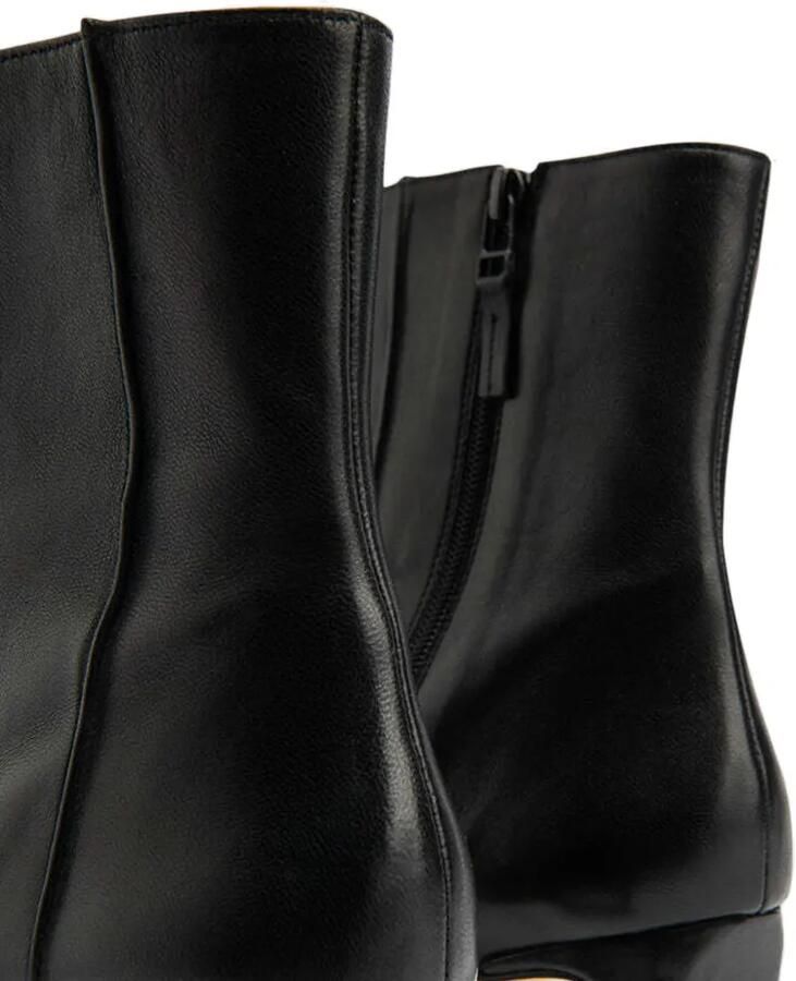 BY FAR Nieves square-toe ankle boots Zwart - Foto 3