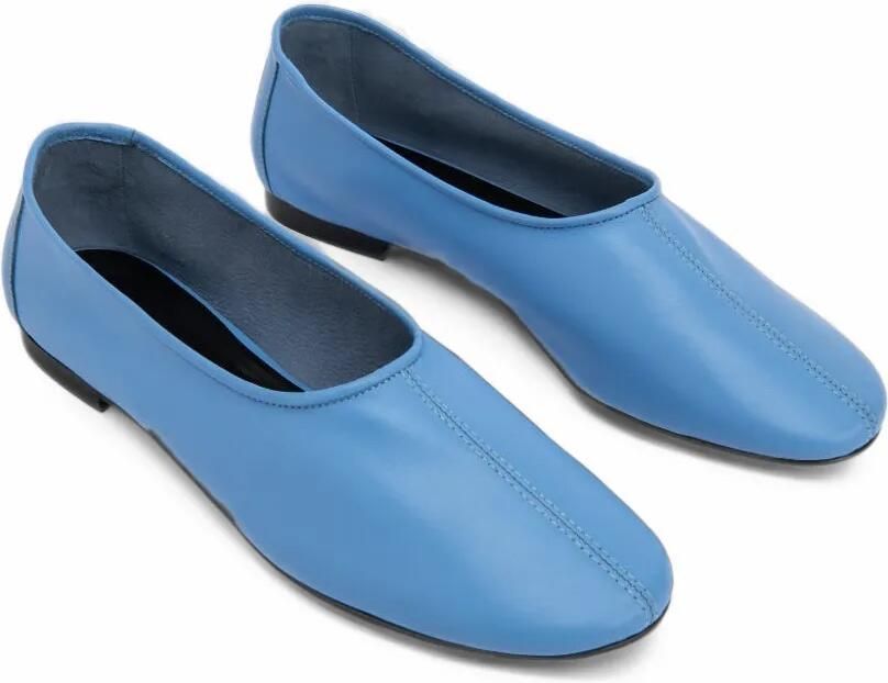 BY FAR Prudence leather ballet flats Blauw