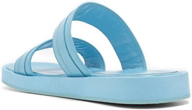 BY FAR Sandalen van bewerkt leer Blauw - Foto 2