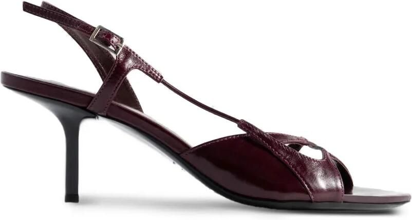 BY FAR Sierra slingback sandalen Rood