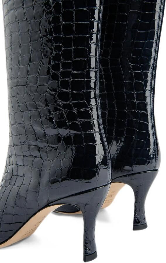 BY FAR Stevie 42 crocodile-embossed leather boots Blauw - Foto 3
