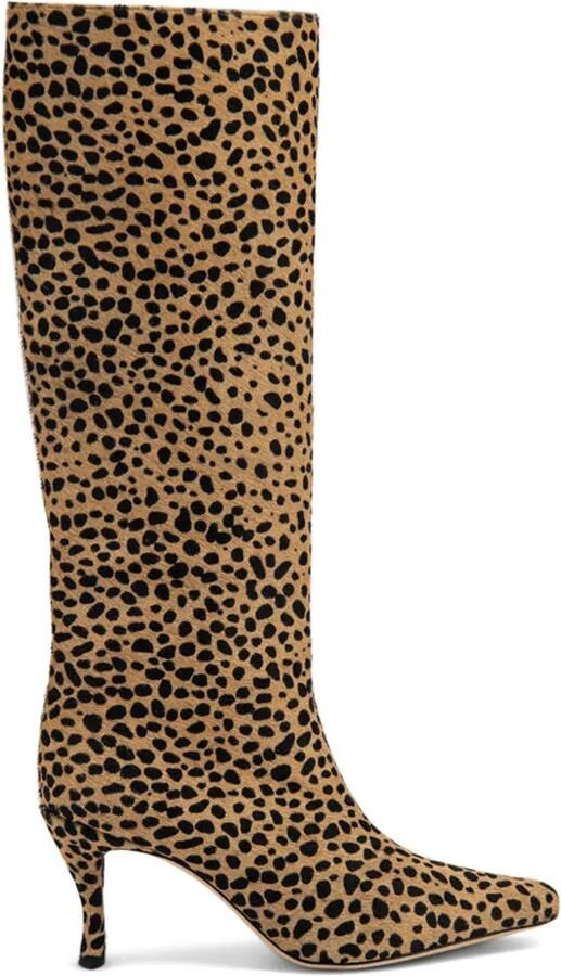 BY FAR Stevie knee-high boots Beige