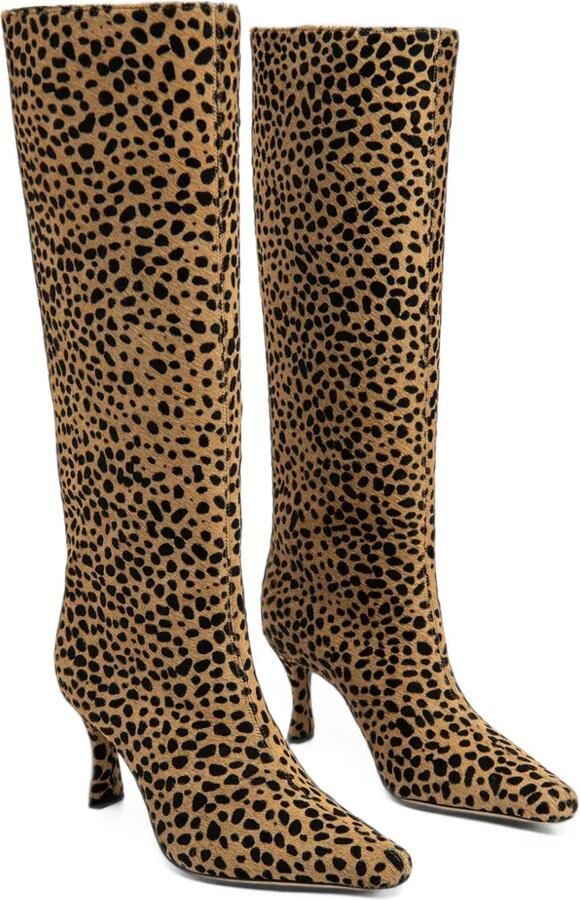 BY FAR Stevie knee-high boots Beige - Foto 4