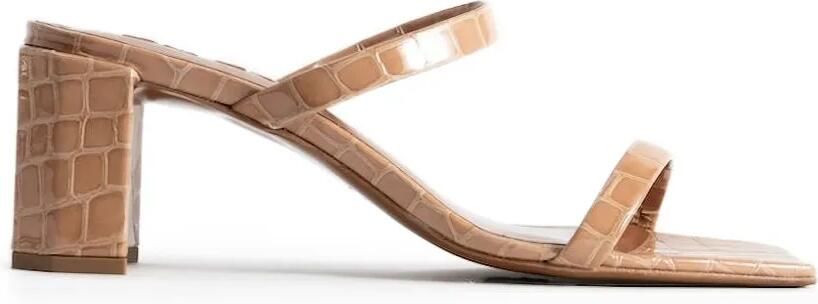 BY FAR Tanya muiltjes met vierkante neus Beige