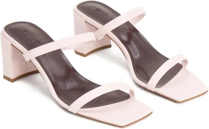 BY FAR Tanya sandalen met vierkante neus Roze - Foto 4