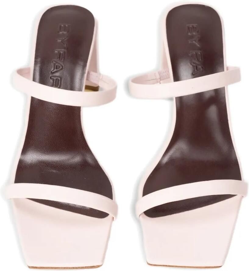 BY FAR Tanya sandalen met vierkante neus Roze - Foto 2