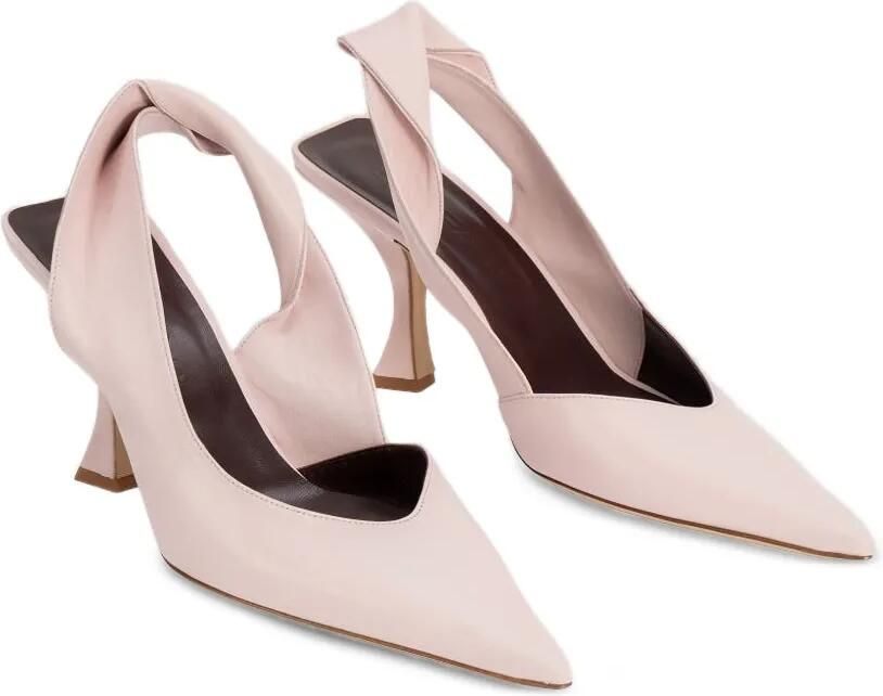 BY FAR Yasha pumps met gedraaid bandje Roze - Foto 3