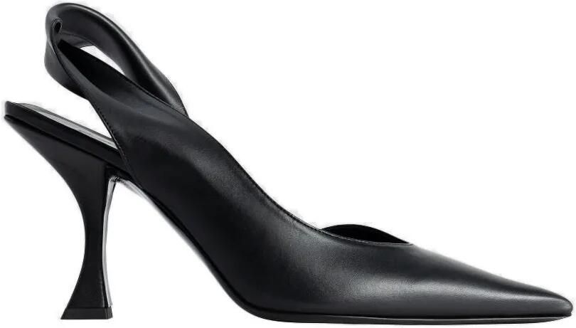 BY FAR Yasha pumps met gedraaid bandje Zwart