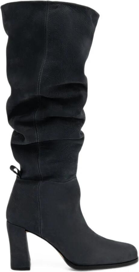 BY FAR Zoe knee-high boots Zwart