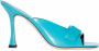 BY FAR Stiletto sandalen met open neus Blauw - Thumbnail 1