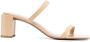 BY FAR Tanya Kraft gelakte sandalen Beige - Thumbnail 1