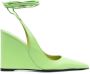 BY FAR Vaughn slingback pumps Groen - Thumbnail 1