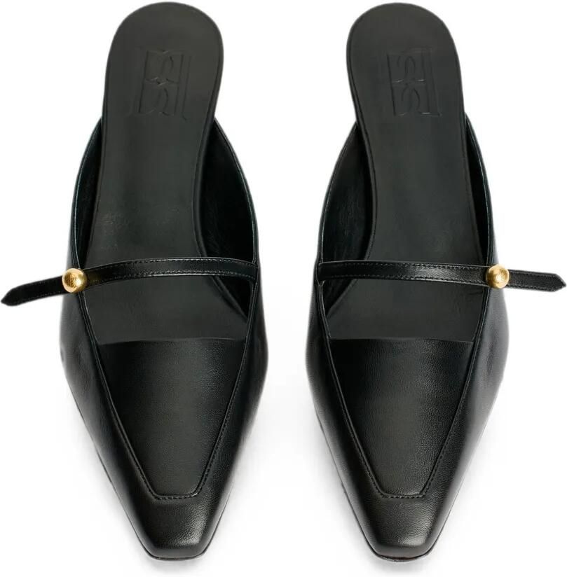By Malene Birger Micha leren pumps verfraaid met bal Zwart - Foto 2