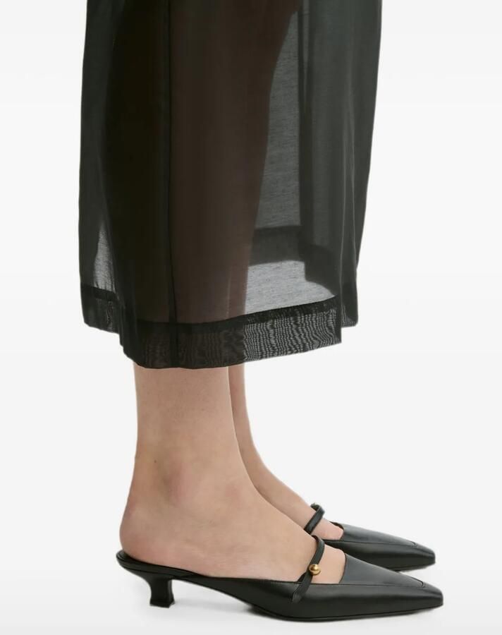 By Malene Birger Micha leren pumps verfraaid met bal Zwart - Foto 3