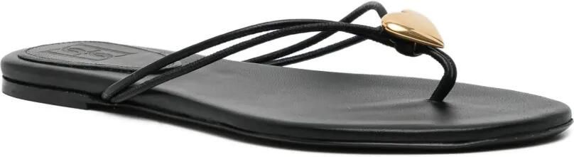 By Malene Birger Natta sandalen met hart Zwart - Foto 3
