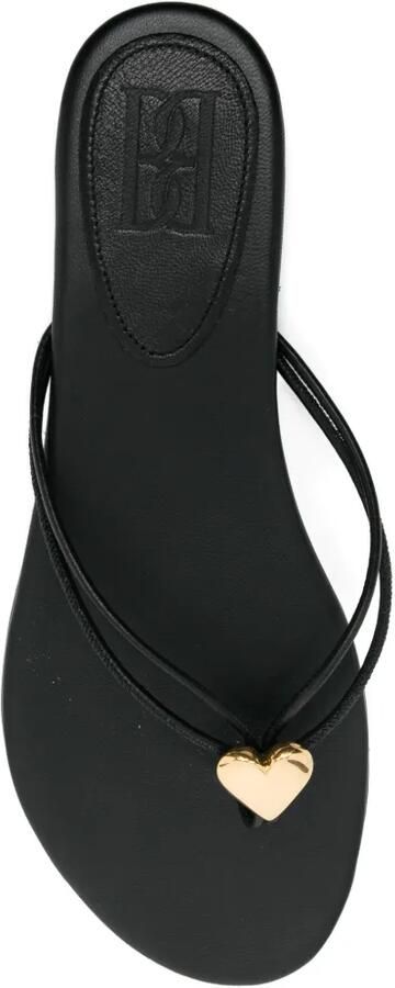 By Malene Birger Natta sandalen met hart Zwart - Foto 2