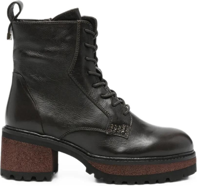 CAFèNOIR lace-up platform boots Bruin