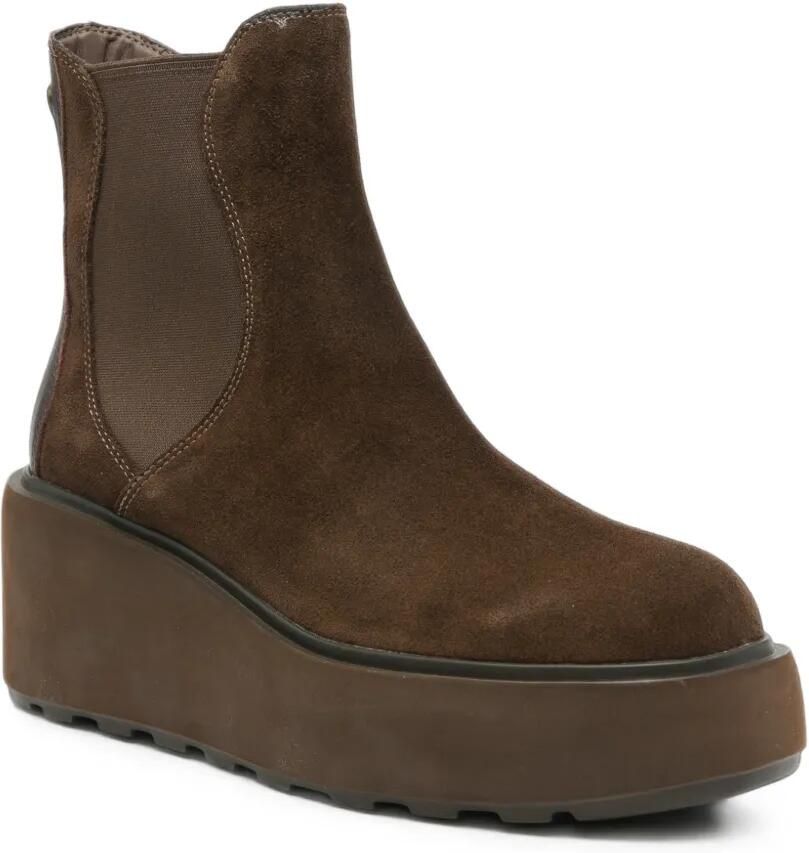 CAFèNOIR wedge Chelsea boots Bruin