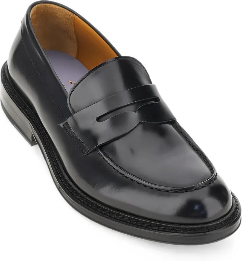 CALCE Leren loafers Zwart - Foto 2