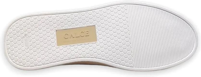 CALCE Leren sneakers met vlakken Wit - Foto 4