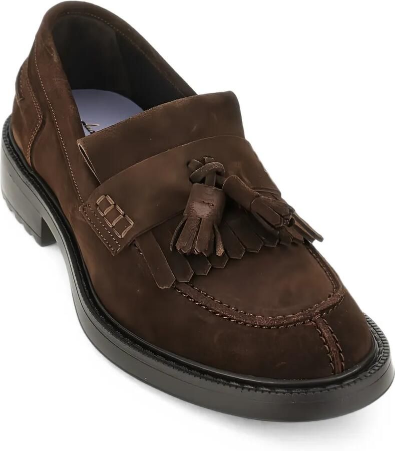 CALCE Loafers met franje Bruin - Foto 2