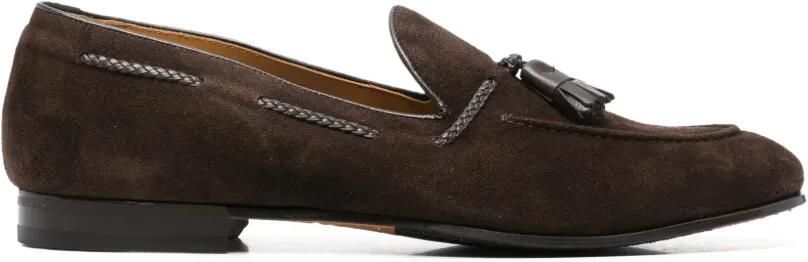 CALCE Loafers met kwastje en afwerking Bruin