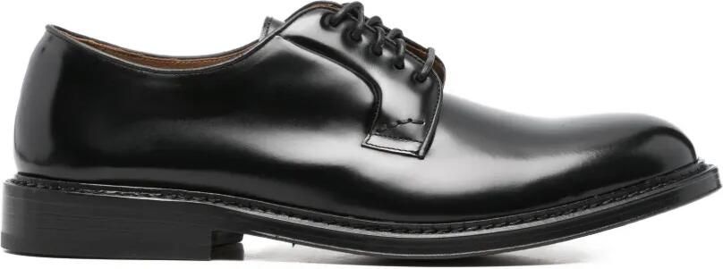 CALCE Platte derby veterschoenen Zwart