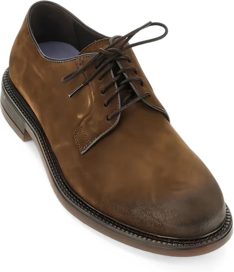 CALCE Stringate suède derby schoenen Bruin - Foto 2
